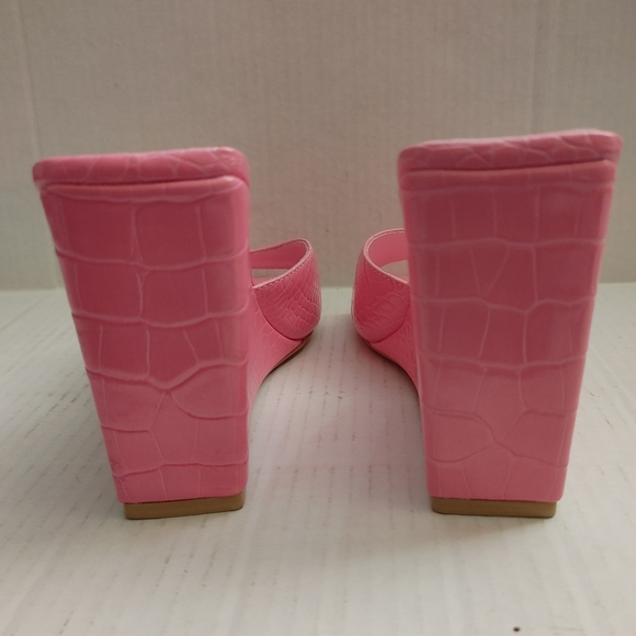 Princess Polly Open Toe Wedge Shoes Size 10 - Picture 7 of 9